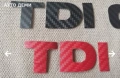 Метална самозалепваща релефна емблема TDI карбонови стикери за кола автомобил , снимка 8