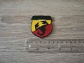 цветна метална емблема с черни акценти Abarth, снимка 2