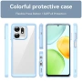 Прозрачен TPU+Акрил Калъф за Honor X6d 5G - Airbag, Антиотпечатък, 5 цвята, снимка 5