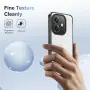 За OPPO A40 4G Прозрачен Удароустойчив TPU + PC Калъф със Скрийн Протектор – 2 цвята, снимка 8