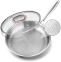Тиган от неръждаема стомана 28см с капак Induction, снимка 1