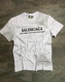 Balencaga Нова Бяла Мъжка Тениска , снимка 1