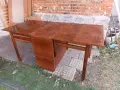 Сгъваема масивна Маса с два шкафа, снимка 1