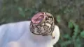 Руски-СССР сребърен, изящен, пръстен., снимка 1