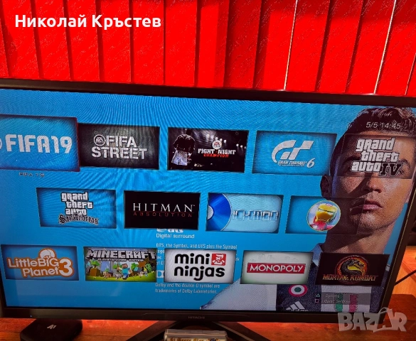 Хакнат PS3 с 40 игри и 2 контролера, снимка 4 - PlayStation конзоли - 54439889