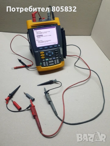 Fluke 192B ScopeMeter Digital Oscilloscope 60MHz 500Ms/s - по договаряне, снимка 6 - Друга електроника - 54180920