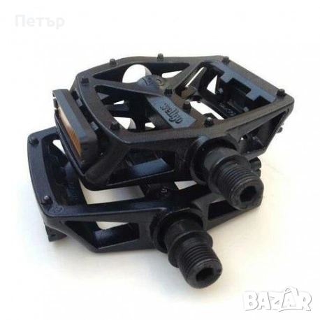 Алуминиеви MTB педали Wellgo с платформа за велосипед/колело flat с пинове