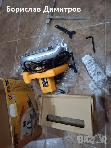 Продавам нов ръчен циркуляр Einhell, снимка 6 - Триони и циркуляри - 54409042