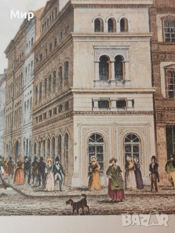 Литография Хамбург 1840 г