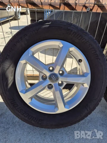 Джанти Audi 16 цола , 5х112 , 6.5j ,et43 , 215/60/16 Skoda Vw Seat, снимка 4 - Гуми и джанти - 54484042