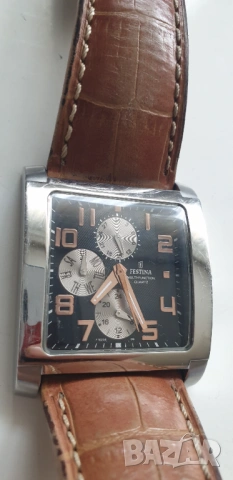 Оригинален мъжки часовник FESTINA, снимка 3 - Антикварни и старинни предмети - 54759455