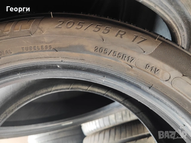 2бр.летни гуми 205/55/17 Michelin, снимка 5 - Гуми и джанти - 54394452