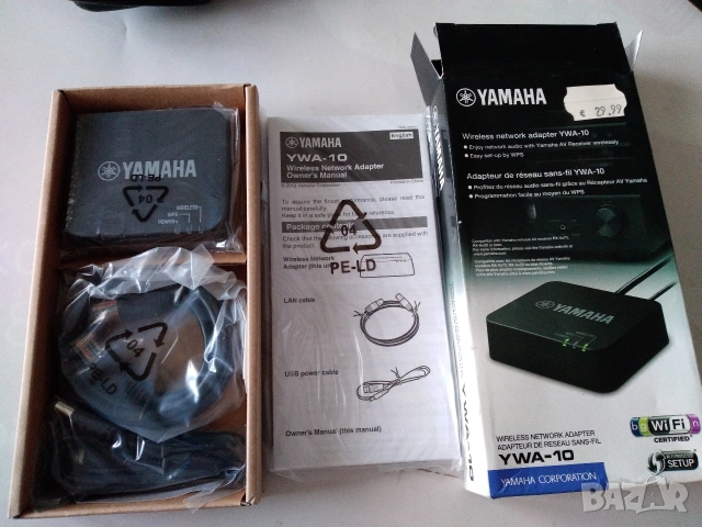 Wi-Fi адаптер за ресивъри YAMAHA YWA-10, снимка 2 - Ресийвъри, усилватели, смесителни пултове - 54585815