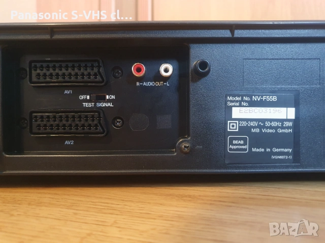 Panasonic NV-F55 Hi-Fi stereo Sp/Lp rec & play, снимка 11 - Плейъри, домашно кино, прожектори - 54400462