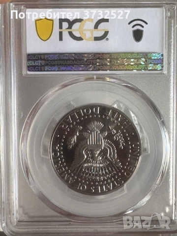 50 cent kennedy 1989 s psgs69, снимка 2 - Нумизматика и бонистика - 55585563