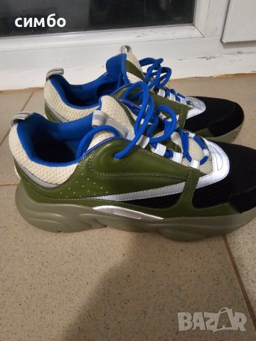 Christian Dior B22 Cream Black Olive Blue , снимка 4 - Маратонки - 54251757