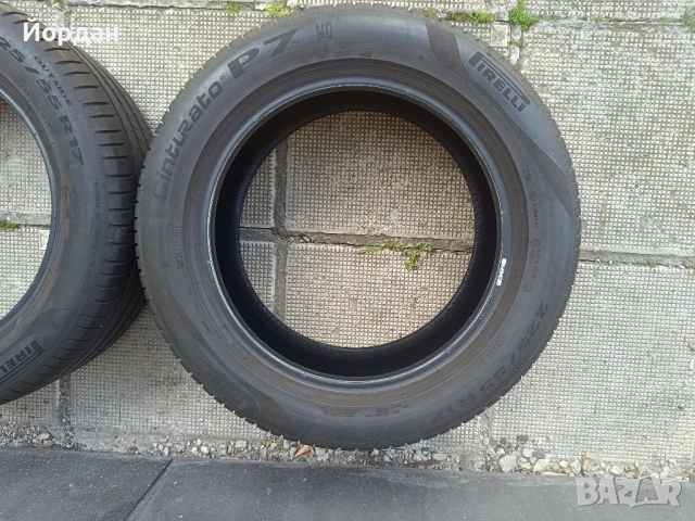  2 броя летни гуми 17 ' цола 225 55 R17 PIRELLI CINTURATO P7, снимка 5 - Гуми и джанти - 54856804
