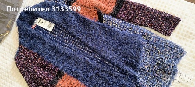 Дамска блуза "Desigual"- размер М; ЖИЛЕТКА "Desigual"- размер L , снимка 4 - Блузи с дълъг ръкав и пуловери - 44034746