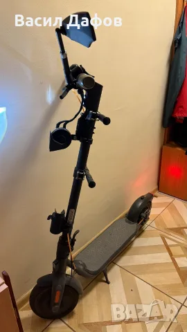Електрически скутер Ninebot Segway F30E Тротинетка с клаксон от кола, снимка 2 - Велосипеди - 55568242