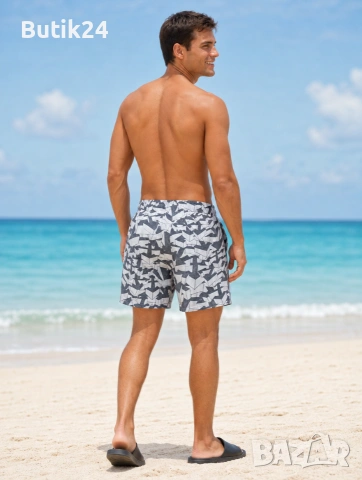 Мъжки плажни шорти, бански 🏖️ — S L 2XL, снимка 2 - Бански - 55093083
