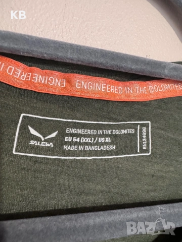 Salewa Pocket Merino T-Shirt., снимка 5 - Тениски - 54772753