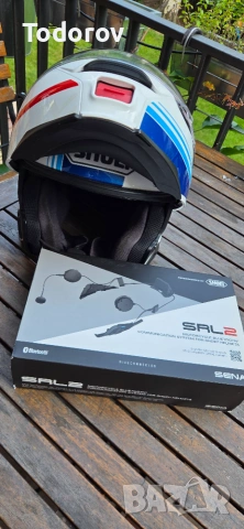 Каска Shoei Neotec2+ SENA размер L , снимка 8 - Аксесоари и консумативи - 55147011