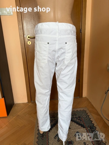 Мъжки бели дънки Massimo Dutti, снимка 5 - Дънки - 54564659
