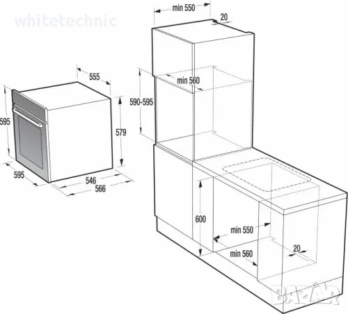 Фурна за вграждане Gorenje BOP799S51X, снимка 2 - Печки, фурни - 54409482