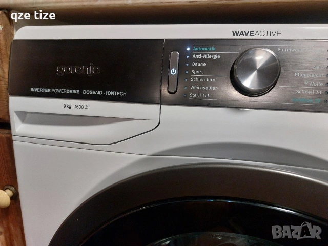 автоматична перална GORENIE 9 KG, снимка 2 - Перални - 54128514