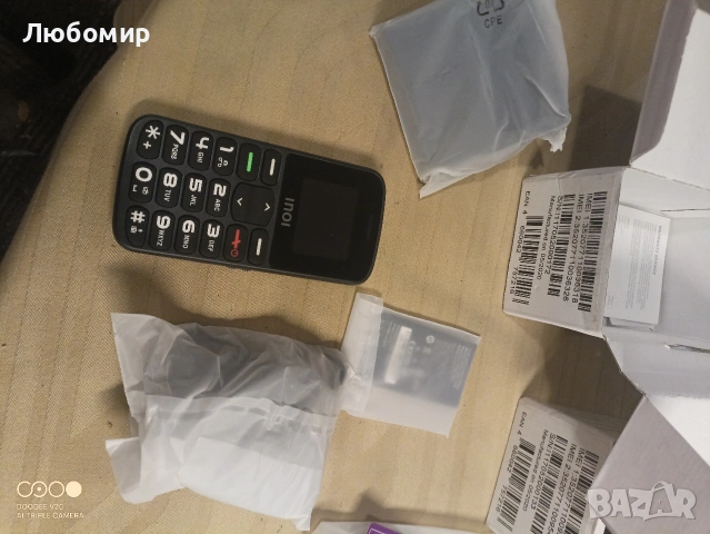 INOI 117B Мобилен телефон + зарядно WC-111, черен , снимка 3 - Други - 55125056