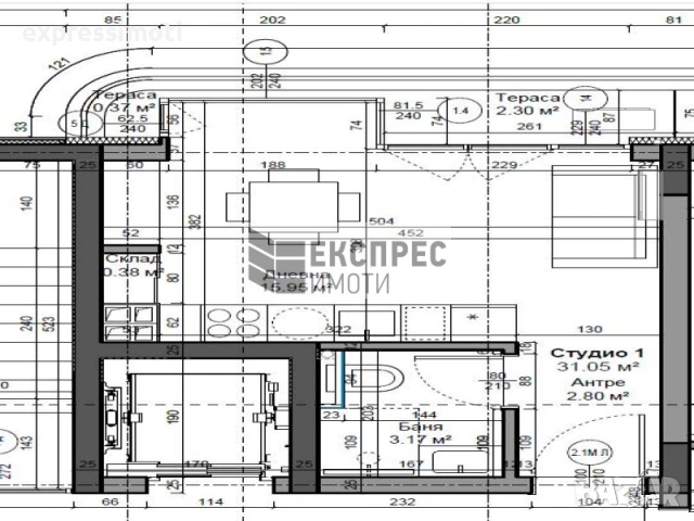 Едностаен апартамент в нов елитен комплекс, гр.Варна