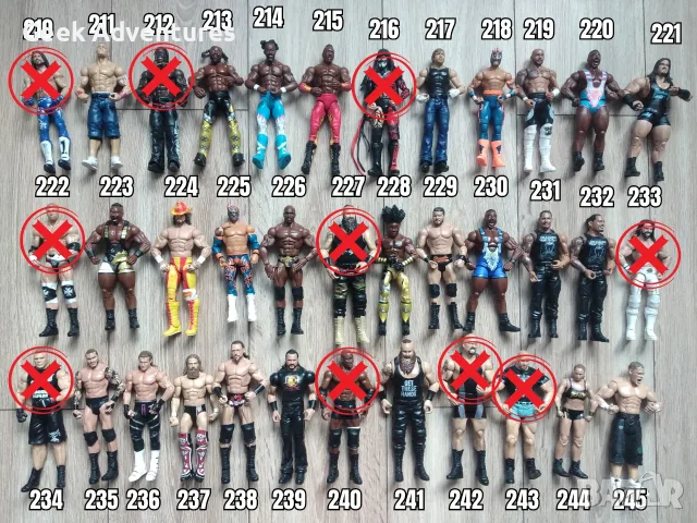 Екшън Фигурки WWE Кеч Pro-Wrestling Action Figures Ambrose Reigns Cena 2/3, снимка 7 - Колекции - 46527048