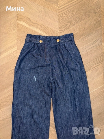 Ленен панталон Zara, снимка 2 - Панталони - 54391781