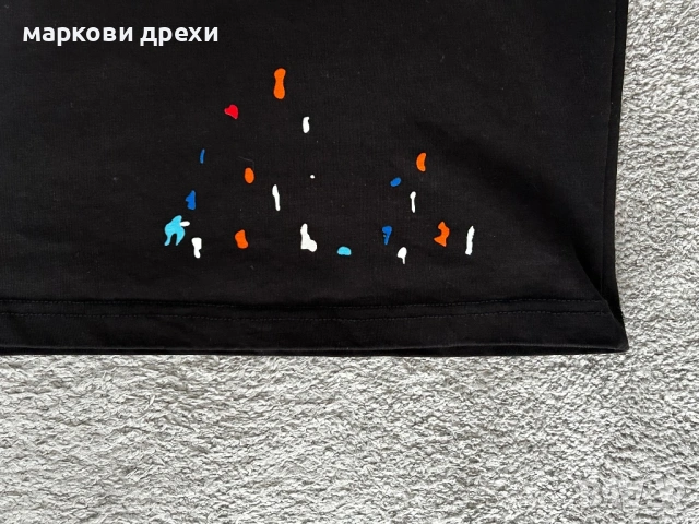 Amiri Paint Drip Core Logo Tee 'Черен' L, снимка 4 - Тениски - 54901021