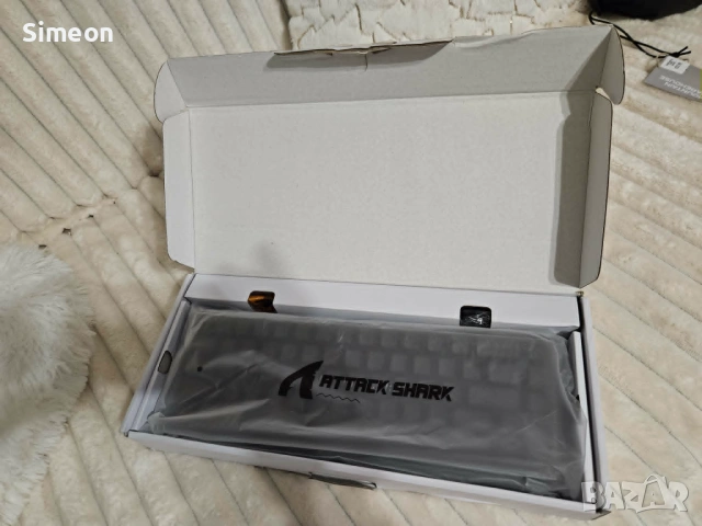 Клавиатура ATTACK SHARK X68 HE 8000Hz Rapid Trigger, снимка 2 - Друга електроника - 54341586