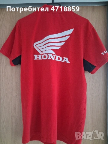 Блузка с якичка на HONDA, снимка 2 - Тениски - 55211487