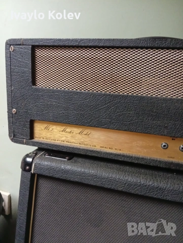 Лампов усилвател Marshall JMP 2203 MK2 (100W, 1976) + кабинет 4x12, снимка 6 - Китари - 55061573