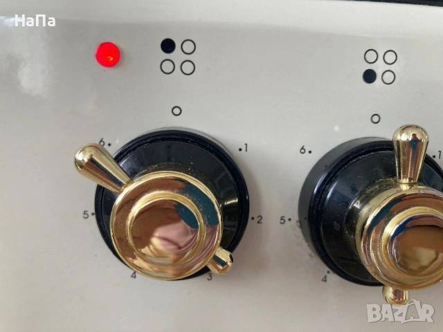 Готварска печка (ток) Finlux FLCR 600MD RETRO , Керамични , Шампанско, снимка 3 - Печки, фурни - 54924805
