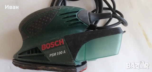 BOSCH PSM 100 A бош виброшлайф, снимка 2 - Шлайфмашини - 54903743