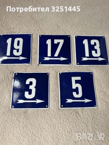 Емайлирани табели