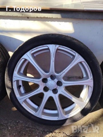 джанти с гуми 5х100 18цола Toyota Avensis t25, снимка 3 - Гуми и джанти - 54244193