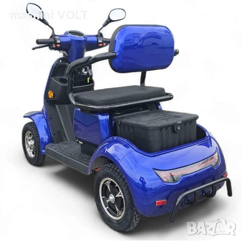 Двуместна електрическа четириколка Volt Electric Comfort DUO, 2000W, 60V, 20Ah, CE сертификат, снимка 3 - Инвалидни скутери - 54007064