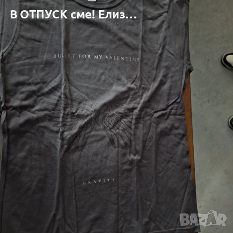 Дамска тениска BULLET FOR MY VALENTINE крила-Gravity.нова, размери:S,M,L, снимка 3 - Тениски - 54787360