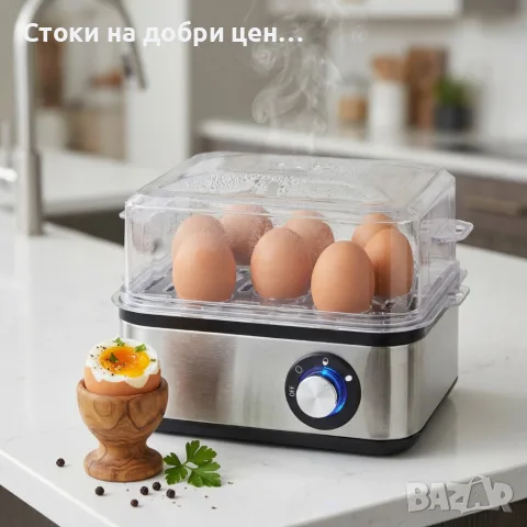 Име Електрически уред за варене на яйца - до 8 яйца – автоматично изключване и звуков сигнал - Перфе