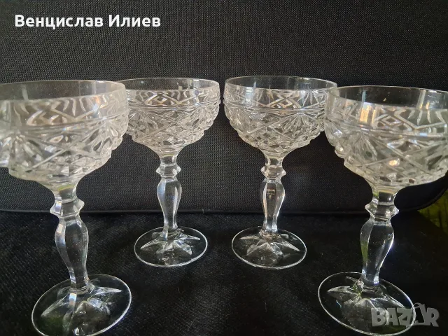 Нови Кристални Чаши, снимка 3 - Сервизи - 55504232