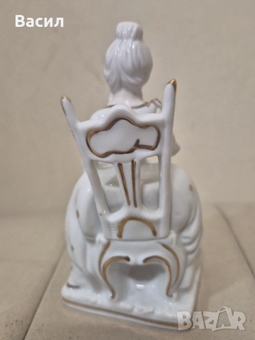Порцеланова фигура позлата, снимка 3 - Други ценни предмети - 54150336