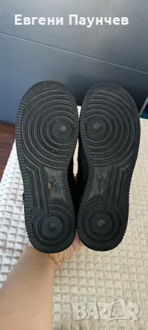 Nike air force 1 mid размер 38.5 дамски маратонки в черен цвят , снимка 4 - Маратонки - 55397561