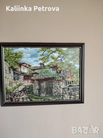 Красив гоблен,, Село Лещен''. 