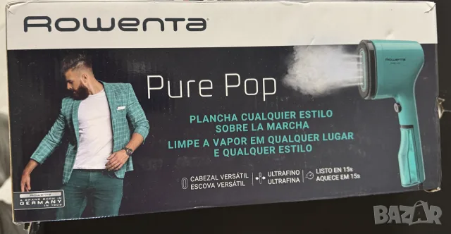 Уред за гладене с пара Rowenta Pure Pop (DR2024) 1300W, снимка 7 - Ютии - 55501960