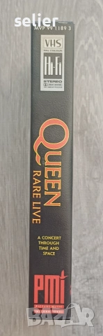 Queen ‎– Rare Live (A Concert Through Time And Space) Оригинална касета VHS Издание 🇬🇧 UK 1989г Съ, снимка 3 - Други жанрове - 55001884